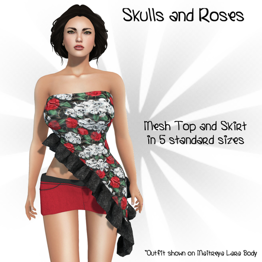 HANAU - Skulls and Roses Outfit -boxed-