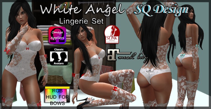 White Angel Lingerie Set - SQ Design