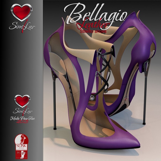 Bellagio Leather Slink Violet