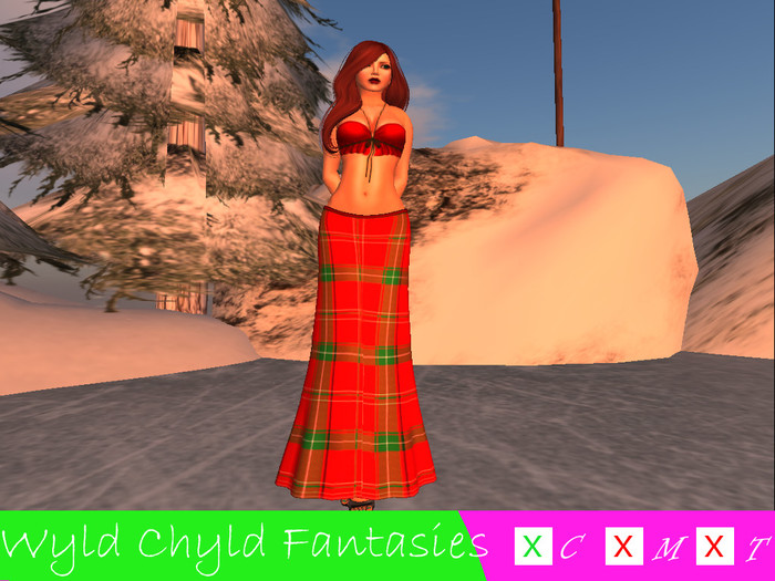 :WCF: Christmas Plaid Cupid W/ Appliers