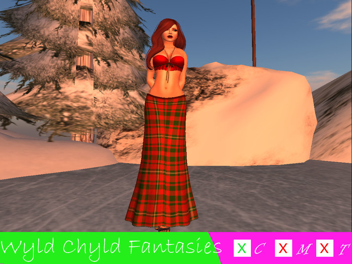 :WCF: Christmas Plaid Blitzen W/ Appliers