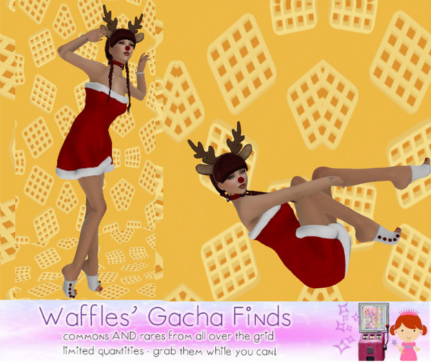 *WM* Red & White Reindeer Dress Outfit