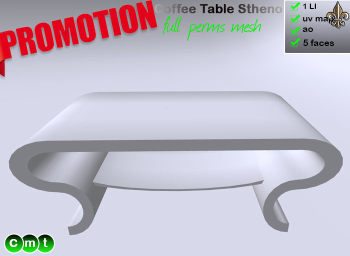 -----LS Inc. Full Perms Coffee Table Stheno -----