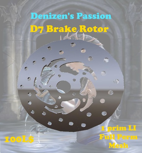 D7 Brake Rotor **