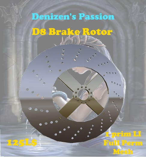 D8 Brake Rotor **