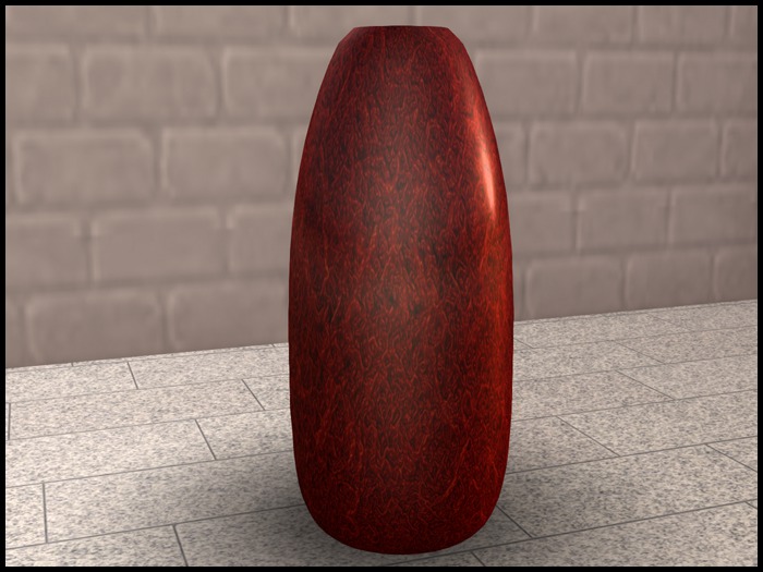 Scattered Red Vase (Julia Shape)