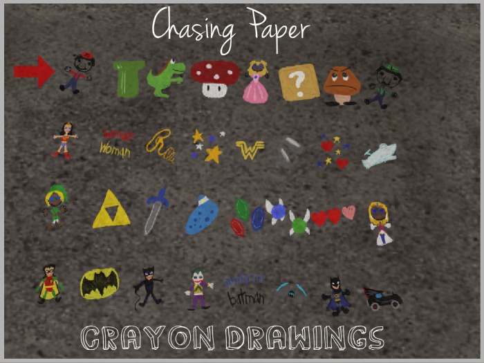 [ CP ] Crayon Drawings - Mario
