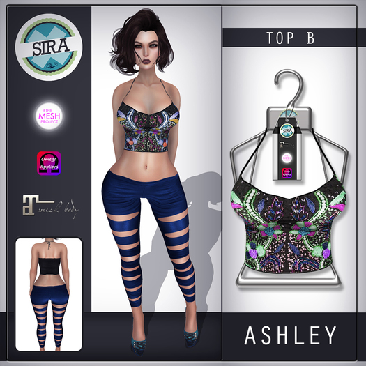 SIRA - [Mesh Body] Ashley Top - B