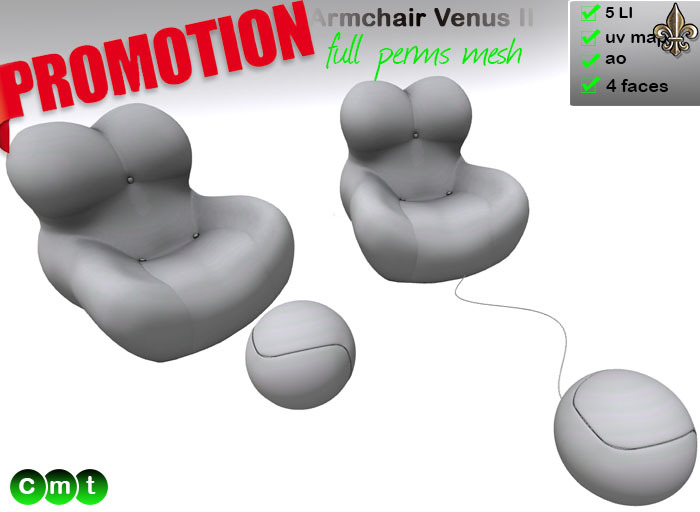 -----LS Inc. Full Perms Armchair Venus II -----