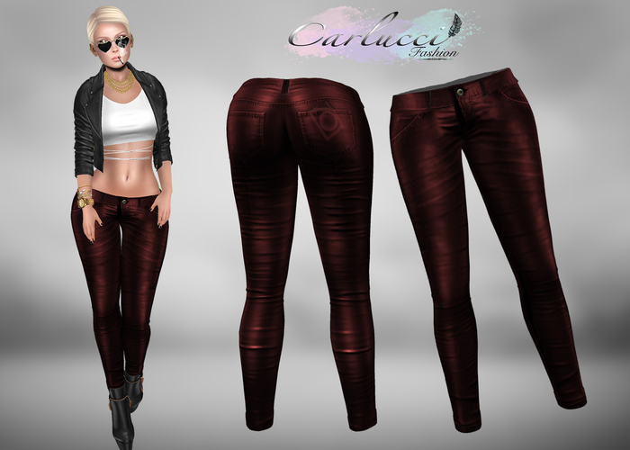 [Carlucci] FASHION Red Leather BOX