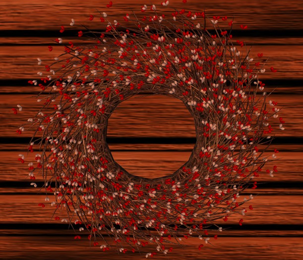 Red & White Berry Wreath