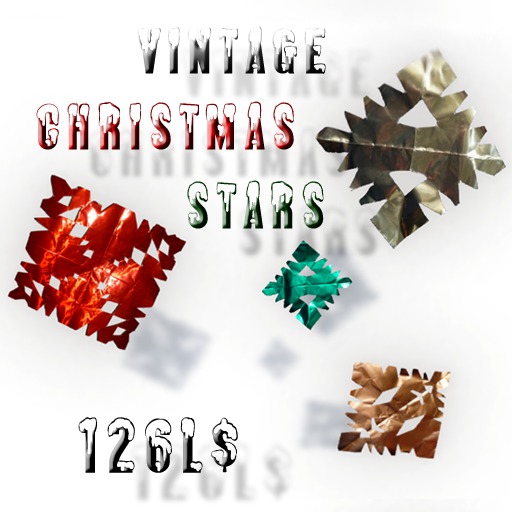 Vintage Christmas Stars, 1Li