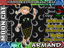 --ARMAND-- MOON CAT - BLACK