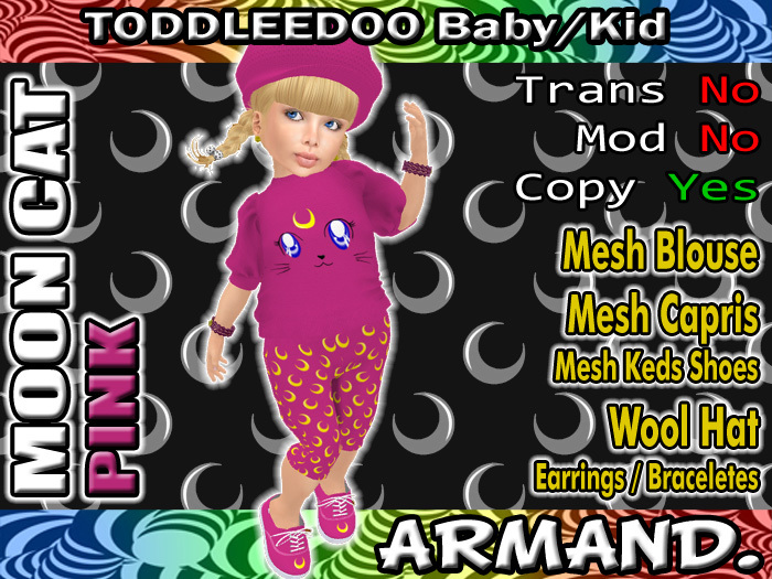 --ARMAND-- MOON CAT - PINK