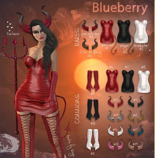 19. Blueberry / COMMON / Devil Horns - Crystal