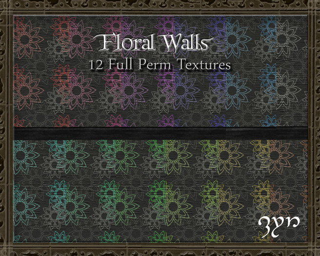 Zyn ~ Floral Wall Textures