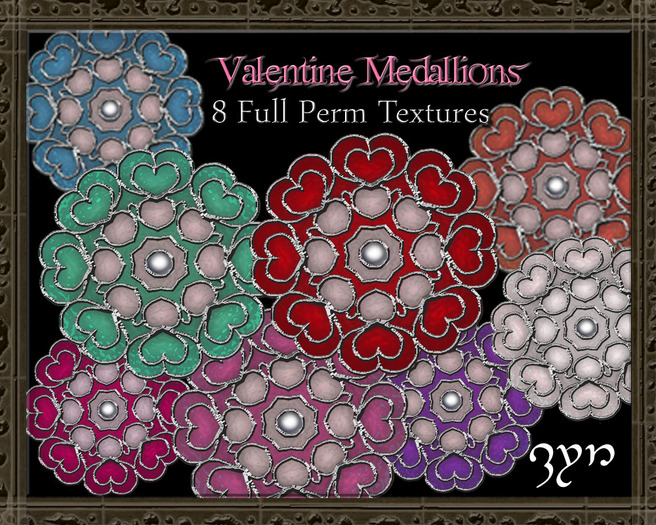 Zyn ~ Valentine Medallion Textures