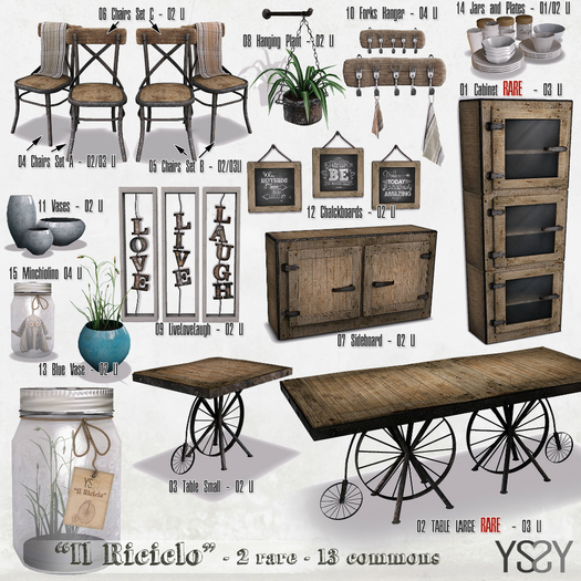 11 *YS&YS* Riciclo Set Vases Box - Gacha Garden Nov. 2015