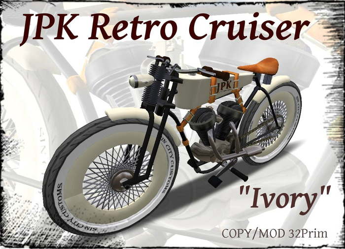 **JPK Retro Cruiser (Ivory) BOX