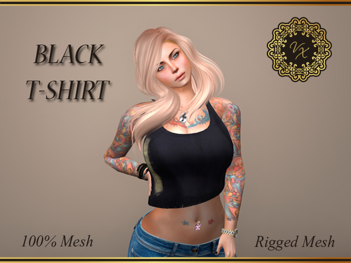 Black T-shirt basic asim