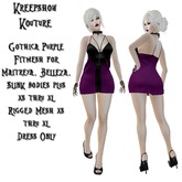 .:KK:. Gothica Dress Purple HUD Giver