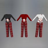 Santa Mesh Pajamas F box