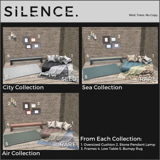 Silence. - City Collection: Bumpy Rug