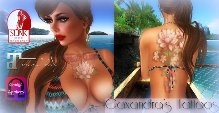 Beauty Queen Tattoo Chest & Back