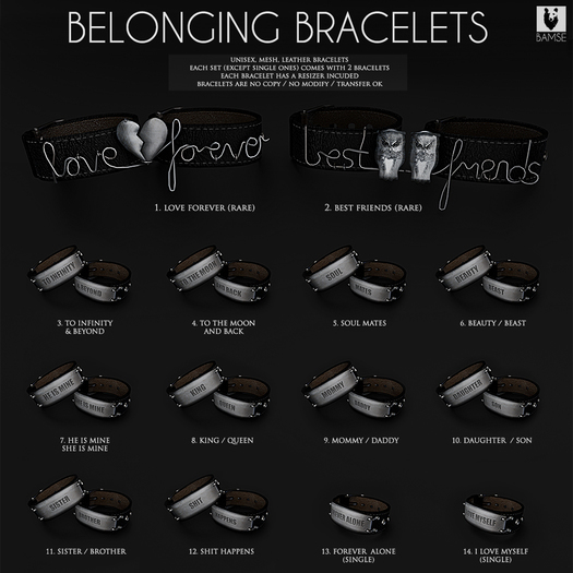 3. :BAMSE: Belonging Bracelets - To Infinity & Beyond