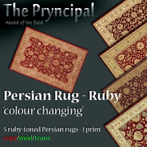 Pryncipal Design Company - Persian Rug Rich Reds