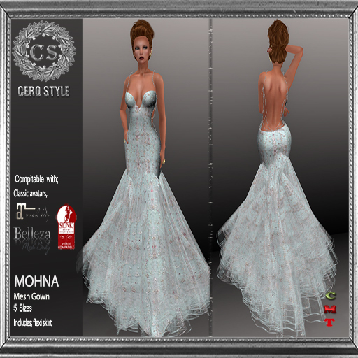 CERO STYLE Mohna Gown Blue