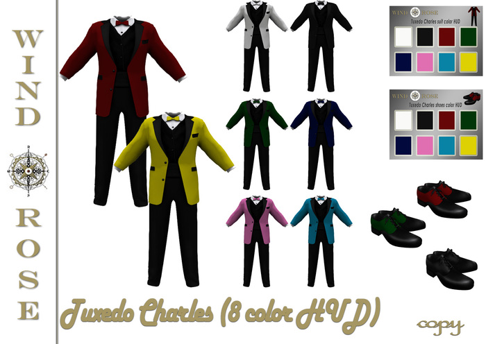 *WR* Men's Tuxsedo Charles (8 color HUD)