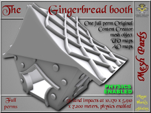 Gingerbread booth - 56 LI - FULL PERMS Mesh