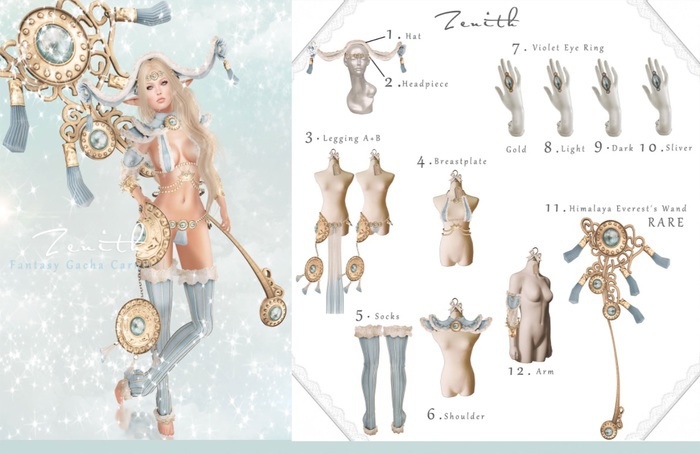 =Zenith=Violet Eye Ring ( Light Gold)