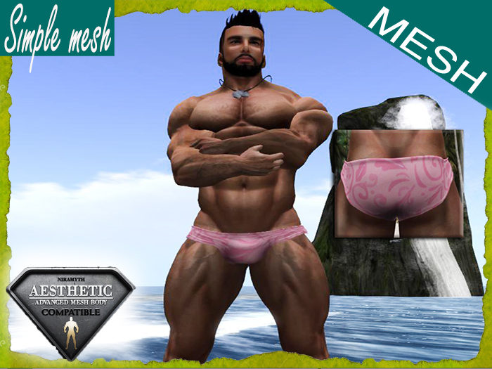 SM Pink Hot Speedo Aesthetic