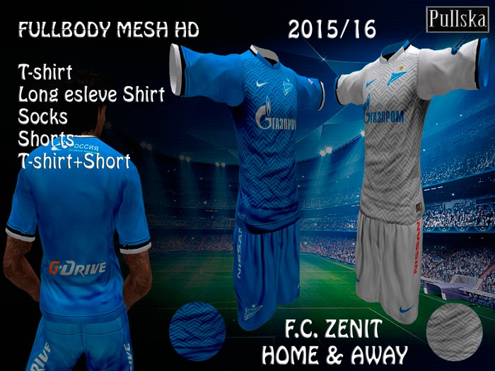 KITS ZENIT HOME / AWAY 15/16