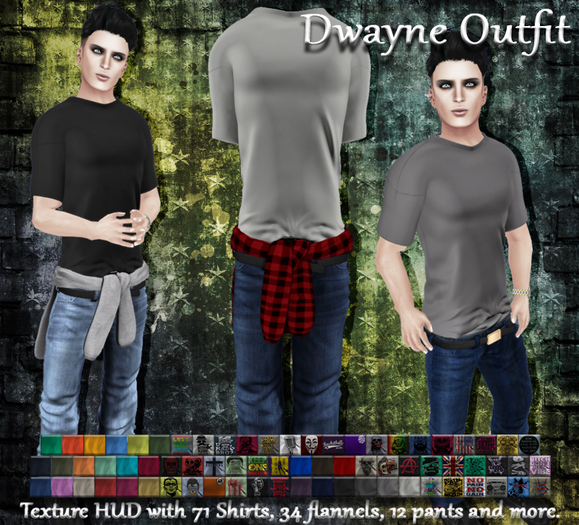 [Syn] Dwayne Outfit (Texture HUD)