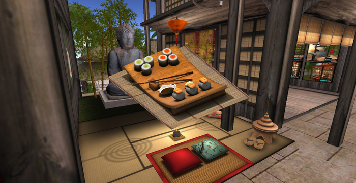 -N&N- Full Perm Mesh Sushi Plate