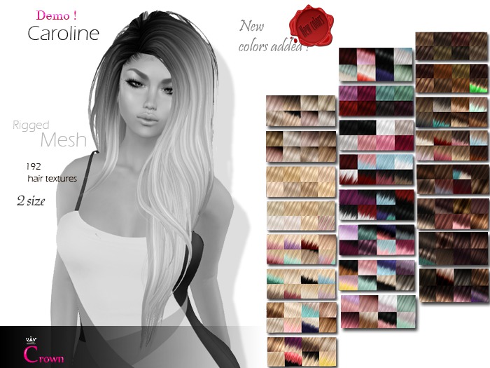 .::Crown::. Long Hair "Jasmin" DEMO V2.0