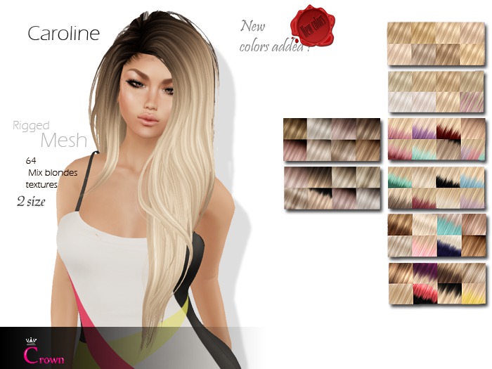 .::Crown::. Long Hair "Jasmin" DEMO V2.0