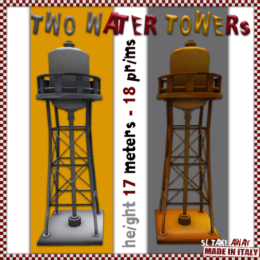 ::SLTA:: Water Tower Mesh 18p