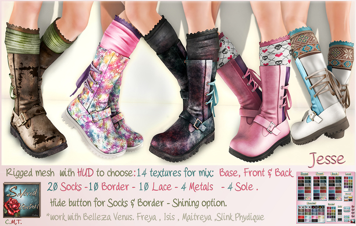 *{ SeVered GarDeN }* JESSE Boots