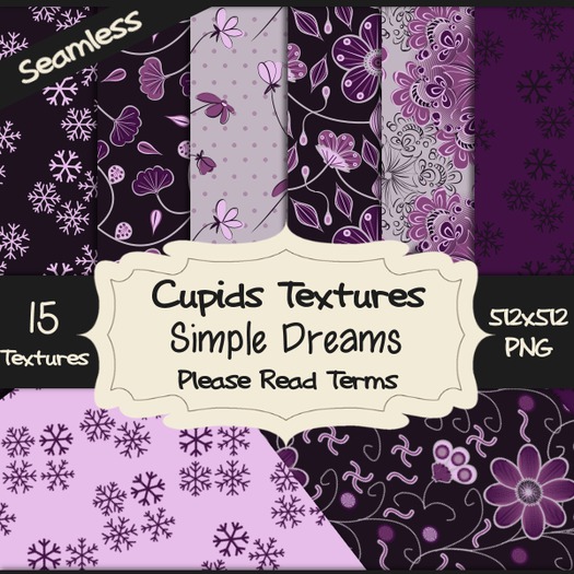 *Cupids Textures * 15 SIMPLE DREAMS