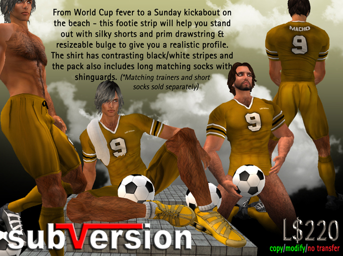 .~subVersion~. FOOTBALL KIT MUSTARD