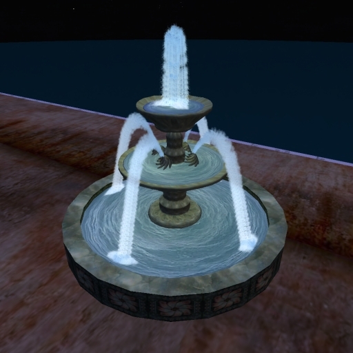 Green Marble 2 Tier Fountain With Texture Change