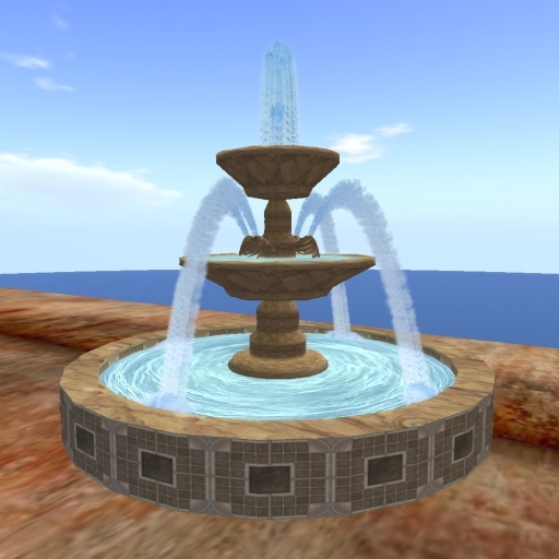 Earth Tone 2 Tier Fountain With Texture Change