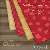 [CIRCA] Pkg - "Chantelle" - Area Rug Set 2 - in Dark Tones