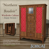 [CIRCA] - "Northern Boudoir" Wardrobe Cabinet - Empty Version