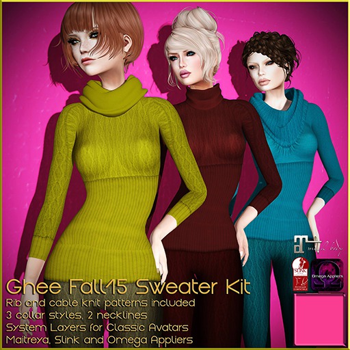 Ghee Fall15  Freesia Sweater Kit 