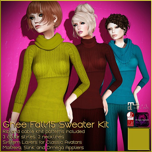Ghee Fall15  Sweater Kit Fatpack [WEAR]